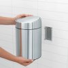 Poubelle SLIDE BIN DE LUXE 5 l, acier brillant, Brabantia