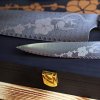Set de couteaux Japonais JOSHI SAKURA, 4 pièces, avec pierre à aiguiser, coffret cadeau, Dellinger