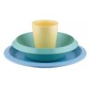 Set de vaisselle pour enfants GIRO, 3 pièces, bleu, Alessi
