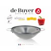 Wok MINERAL B 32 cm, 2 poignées, acier, de Buyer