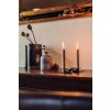 Bougeoir SQUARE CANDLE , set de 4 pc, noir, Höfats