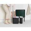 Poubelle à couvercle tactile BO TOUCH BAC 11 + 23 l, vert, Brabantia