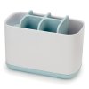 Verre porte brosse à dent EASYSTORE, grand, blanc / bleu, Joseph Joseph