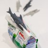 Clips pour sachets alimentaires SHARKY, set de 20 pc, blanc, Koziol