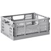 Récipients de stockage CRATE L 43 cm, gris clair, 3 Sprouts