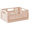 Récipients de stockage CRATE M, 28 cm, pliable, argile, 3 Sprouts