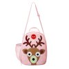 Sac à repas pour enfants DEER, 20 cm, rose, 3 Sprouts