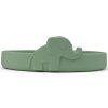 Assiette en silicone PEEKABOO ELPHEE 16 cm, verte, Done by Deer