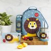 Sac à repas pour enfants LION, 20 cm, bleu, 3 Sprouts