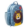 Sac à repas pour enfants LION, 20 cm, bleu, 3 Sprouts
