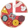 Jouet pour enfants TALIAS, set pizza, 15 pièces, rouge, Bloomingville