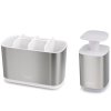 Organiseur de lavabo EASYSTORE avec distributeur de savon PRESTO 70551, 2 pc, Joseph Joseph