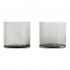 Verre à eau MERA set de 2 pc, 200 ml, verre fumé, Blomus