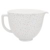 Bol de mixeur sur socle SCATTERED CONFETTI 4,83 l, céramique, KitchenAid