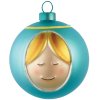 Boule de Noël MADONNA, bleu, Alessi