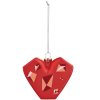 Décoration sapin de Noël AMORE AL CUBO, rouge, Alessi