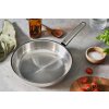 Poêle à frire STEELUX PRO 20 cm, 1,3 l, acier inoxydable, Fissler