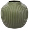 Vase HAMMERSHOI 13 cm, vert foncé, Kähler
