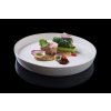 Assiette WHITE CRAFT 25 cm, bord haut, MIJ