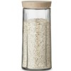 Bocal de rangement GRAND CRU 1,5 l, couvercle en chêne, Rosendahl