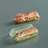 Etui à sandwich réutilisable pour baguettes, set de 2 pc, vert, silicone, Lékué