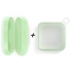 Etui à sandwich réutilisable pour baguettes, set de 2 pc, vert, silicone, Lékué