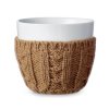 Mug à thé INFUSION COSY MUG 250 ml, cannelle, porcelaine/laine, Viva Scandinavia