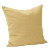 Coussin POPPY 60 x 60 cm, jaune, Hübsch