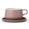Tasse à thé avec soucoupe ELLA CLASSIC 250 ml, rose, Viva Scandinavia