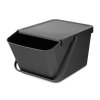 Poubelle SORT & GO 20 l, empilable, gris, Brabantia
