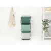 Poubelle SORT & GO 20 l, empilable, vert jade, Brabantia
