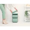Poubelle SORT & GO 20 l, empilable, vert jade, Brabantia