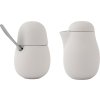 Set sucrier et crémier NINA, gris clair, Viva Scandinavia