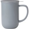 Mug avec infuseur à thé MINIMA 500 ml, gris clair, Viva Scandinavia