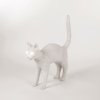 Lampe de table JOBBY THE CAT 52 cm, LED, blanc, Seletti
