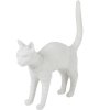 Lampe de table JOBBY THE CAT 52 cm, LED, blanc, Seletti