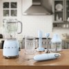 Mixeur plongeant 50'S STYLE HBF22PBEU avec accessoires, bleu pastel, Smeg