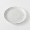 Assiette WHITE SPIRAL MIJ 24,5 cm, blanc