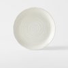 Assiette WHITE SPIRAL MIJ 24,5 cm, blanc