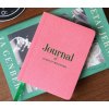Carnet de notes de poche JOURNAL, 128 pages, rose, Printworks