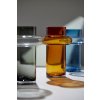 Vase TUBE 30 cm, ambre, verre, Lyngby Glas