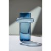 Vase TUBE 20 cm, bleu foncé, verre, Lyngby Glas