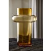 Vase TUBE 40 cm, ambre, verre, Lyngby Glas