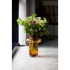 Vase TUBE 25 cm, ambre, verre, Lyngby Glas