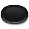 Assiette NORDIC KITCHEN 26 cm, ovale, noir, grès, Eva Solo