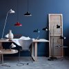 Lampe de table KAISER IDELL 42 cm, noir, Fritz Hansen