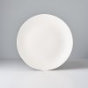 Assiette creuse bord irrégulier CM 24 cm blanc MIJ