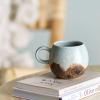 Mug PAULA 280 ml, brun/vert, grès, Bloomingville