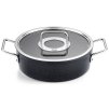 Faitout bas ADAMANT 24 cm, noir, aluminium, Fissler
