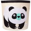 Boîte de rangement pour jouets PANDA 43 cm, beige, 3 Sprouts